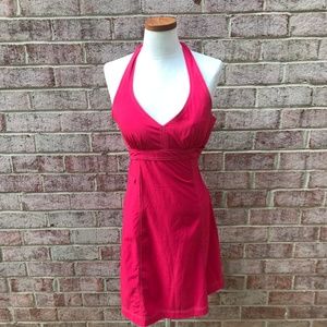 Athleta Pink Halter Pack Anywhere Dress